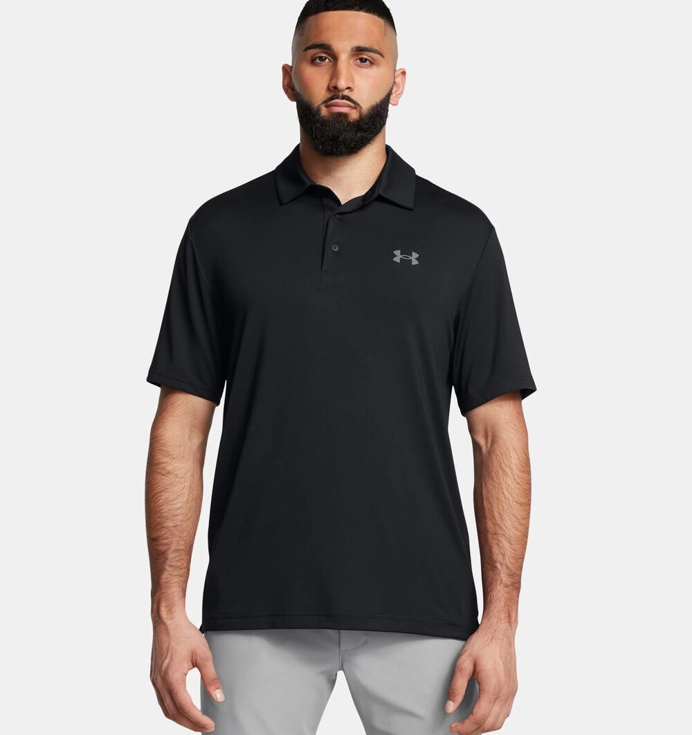 NWT Under Armour UA Playoff 3.0 Men's Polo in Black size XL
